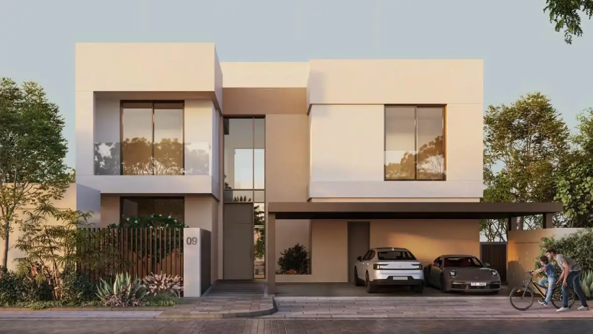Wide walkways and greenery around BAYN by ORA development